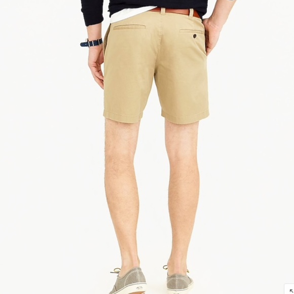JCrew khaki shorts 7" stretch chino - Picture 2 of 8